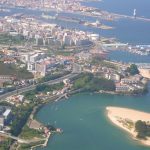 Foto: "Vista aérea A Coruña: Juan Canalejo, Ría de O Burgo, Playa de Oza y Playa de Santa Cristina" de Sergio Díaz