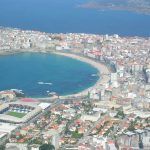 Foto: "Vista aérea de Coruña: Playa y Estadio de Riazor" de Sergio Díaz