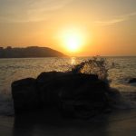 Foto: "Puesta de sol en la playa de Orzán" de Jerónimo Pérez