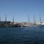 Foto: "Amerigo Vespucci (Italia) y Dar Mlodziezy (Polonia)" de Fotos de Galicia Foto: "Amerigo Vespucci (Italia) y Dar Mlodziezy (Polonia)" de Fotos de Galicia
