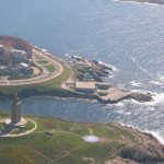 Foto: "Vista aérea Torre de Hércules y Casa de los Peces" de Sergio Díaz Foto: "Vista aérea Torre de Hércules y Casa de los Peces" de Sergio Díaz