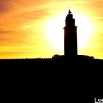Foto: "Puesta de sol en la Torre de Hércules" de Loreto López Baltar Foto: "Puesta de sol en la Torre de Hércules" de Loreto López Baltar