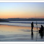 Foto: "Ocaso en la playa de Miño" de Charo Parras Osado