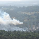 Foto: "Incendio sobre el río Eume" de Antonio Javier Rodriguez Pena