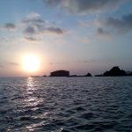 Foto: "Atardecer en las Islas Mirandas en la ría de Ares" de Silas Garcia Cudilleiro