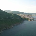 Foto: "Vista aérea del Cabo de Fisterra" de Sergio Díaz