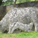 Foto: "Escultura de Víctor Corral en Baamonde" de Rocío Vila Abuín