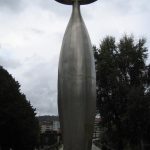 Foto: "Escultura: "Camiñante". Autor: Manuel Patinha" de Fotos de Galicia