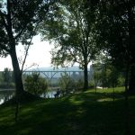 Foto: "Puente del Ferrocarril desde la orilla del rio Miño" de Susana Blanco Perez