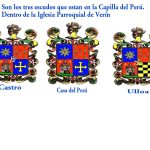Foto: "Tres escudos de la Capilla del Perú en Verín" de José Carlos Fernández-Barja Delgado