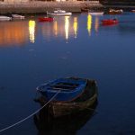 Foto: "Puerto de Vilanova de Arousa al anochecer" de Loreto  López Baltar